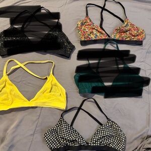 3 mesh triangle Parade bras/ bralettes
